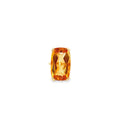 14K Yellow Gold and Rectangle Shaped Citrine Ring