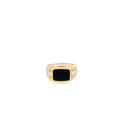 10K Yellow Gold and Onyx Gents Ring