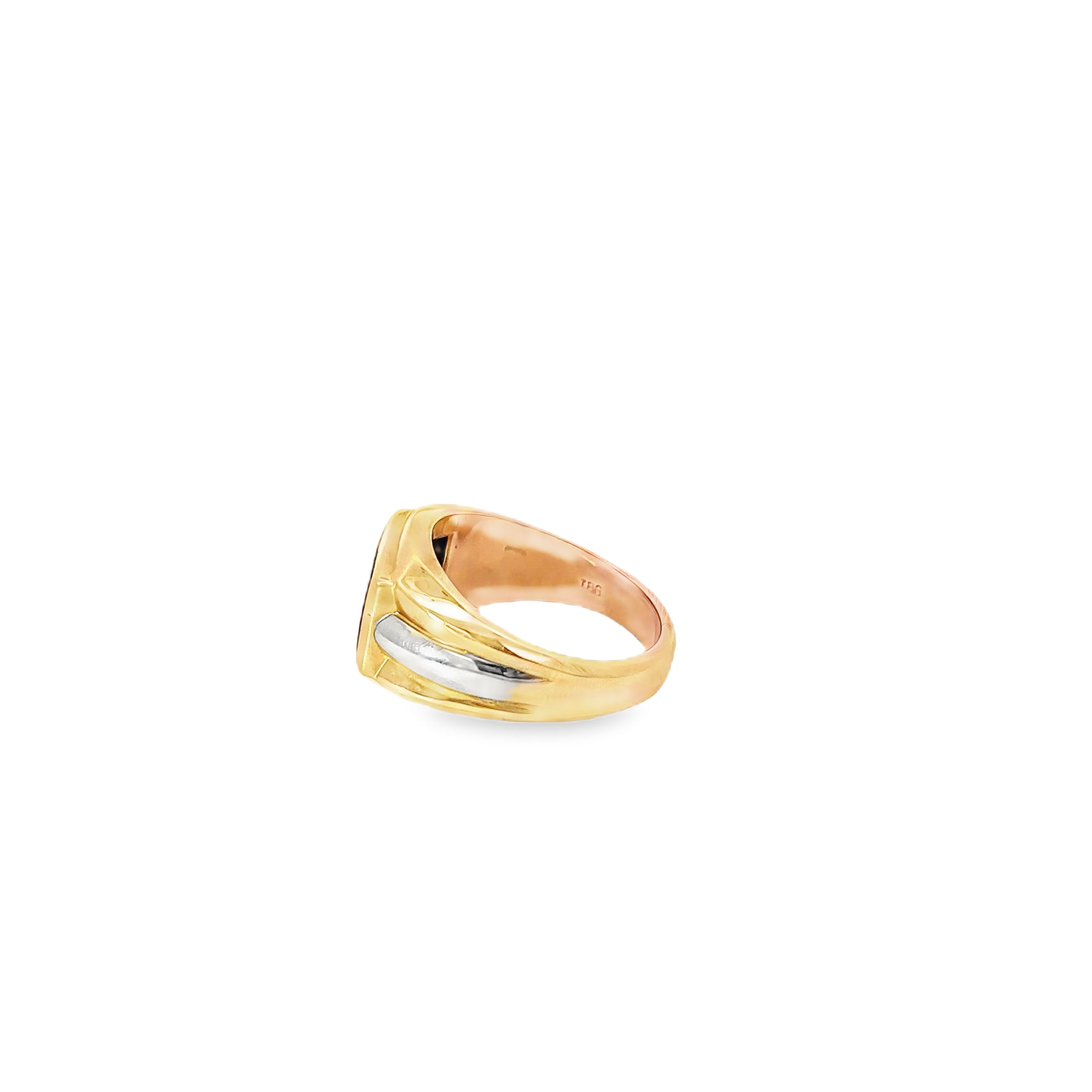 10K Yellow Gold and Onyx Gents Ring