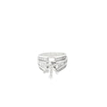 14K White Gold 10 mm Wide Engagement Setting
