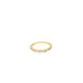 14K Yellow Gold Diamond Twist Ring