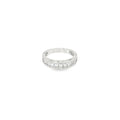 14K White Gold Gents Diamond Wedding Band
