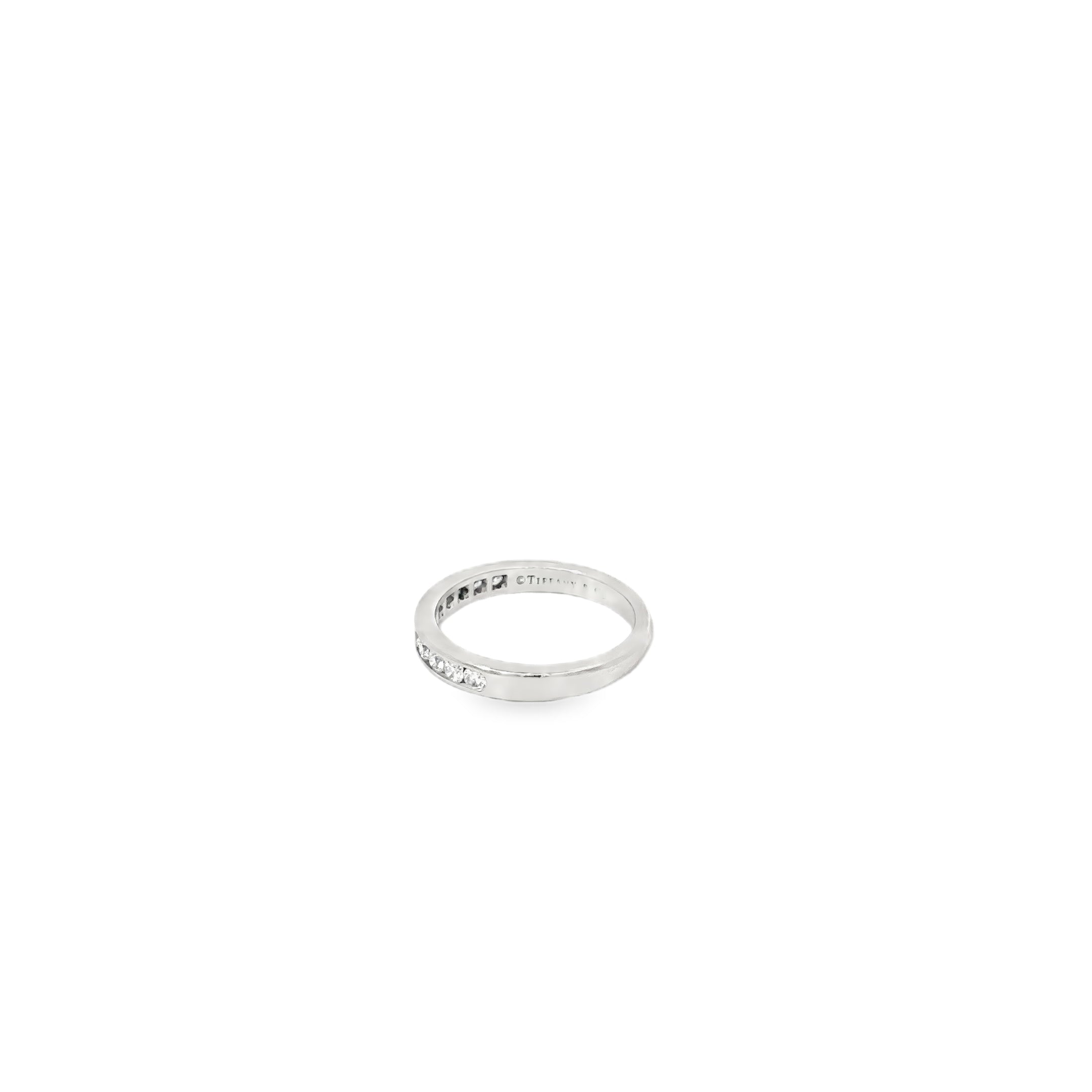 Platinum Diamond Channel set Band