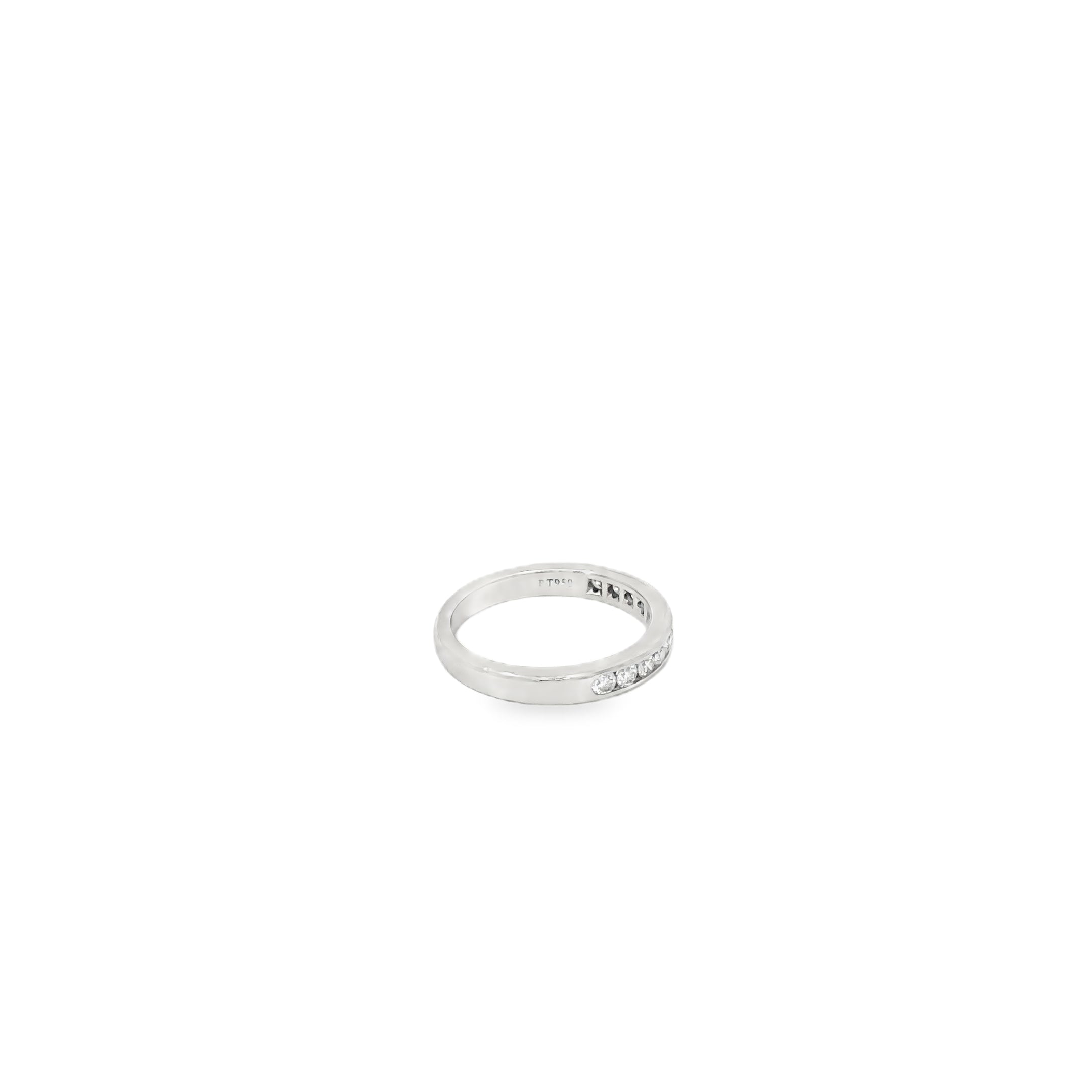 Platinum Diamond Channel set Band