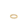 14K Yellow Gold Diamond Illusion Set Eternity Band