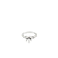 Platinum and Two Tapered Baguette Engagement Ring