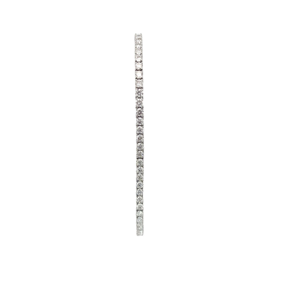 14K White Gold Laboratory Grown Diamond Tennis Bracelet