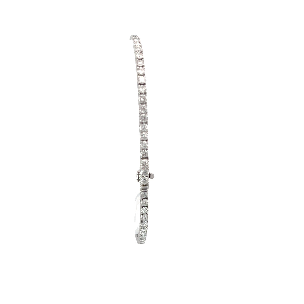 14K White Gold Laboratory Grown Diamond Tennis Bracelet