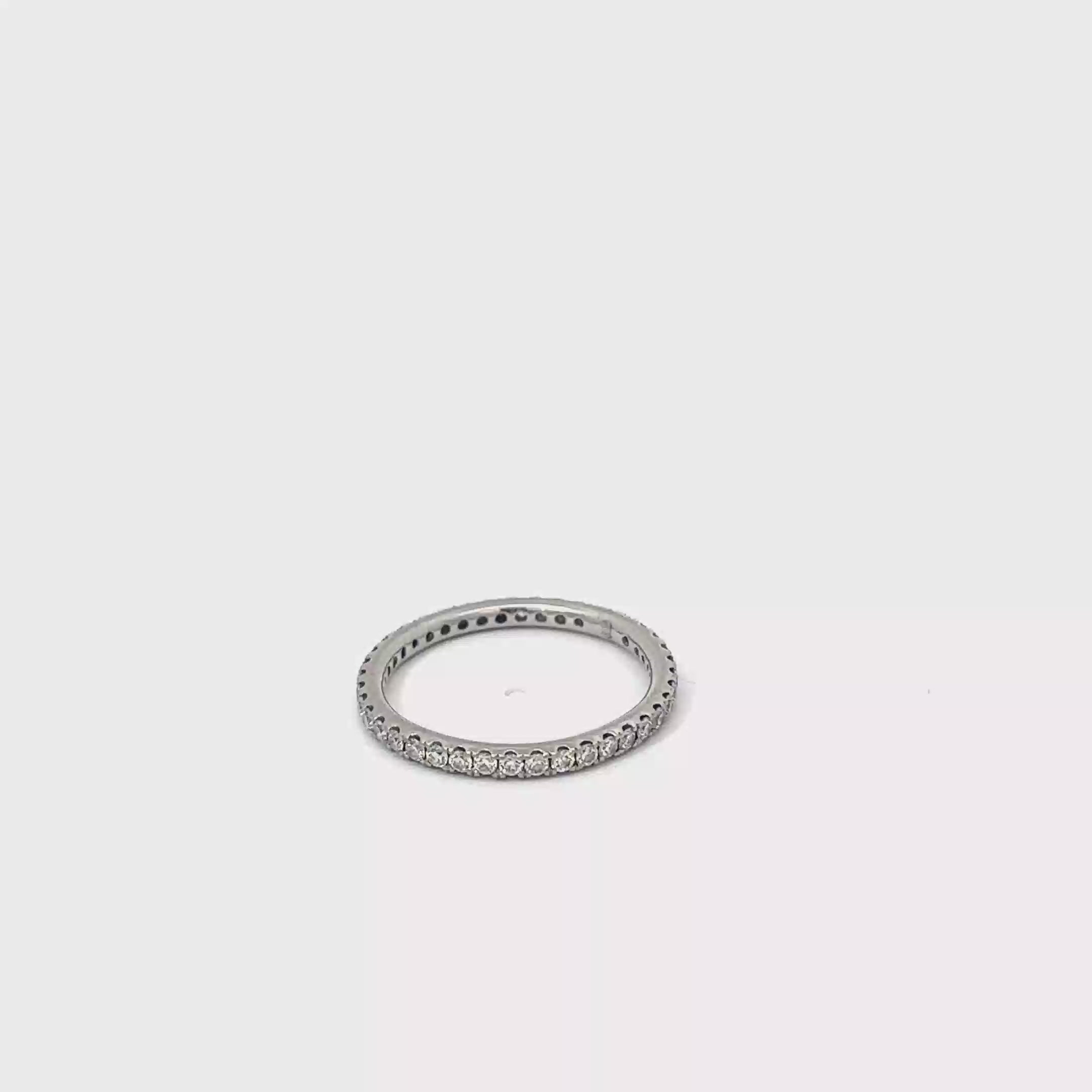 Platinum Diamond Eternity Band