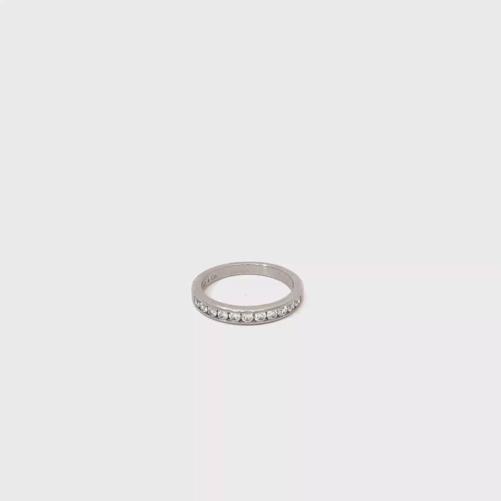 Platinum Diamond Channel set Band